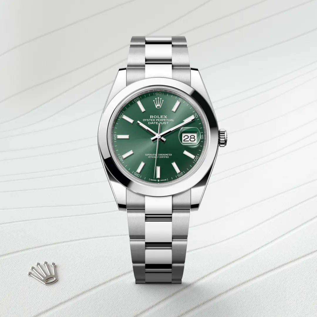 Datejust 41
Oyster, 41 mm, Oystersteel M126300-0019