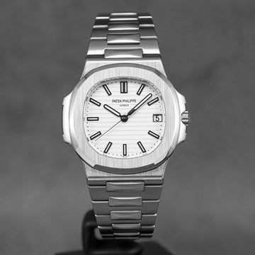 Nautilus 5711/1A-011 with a white dial