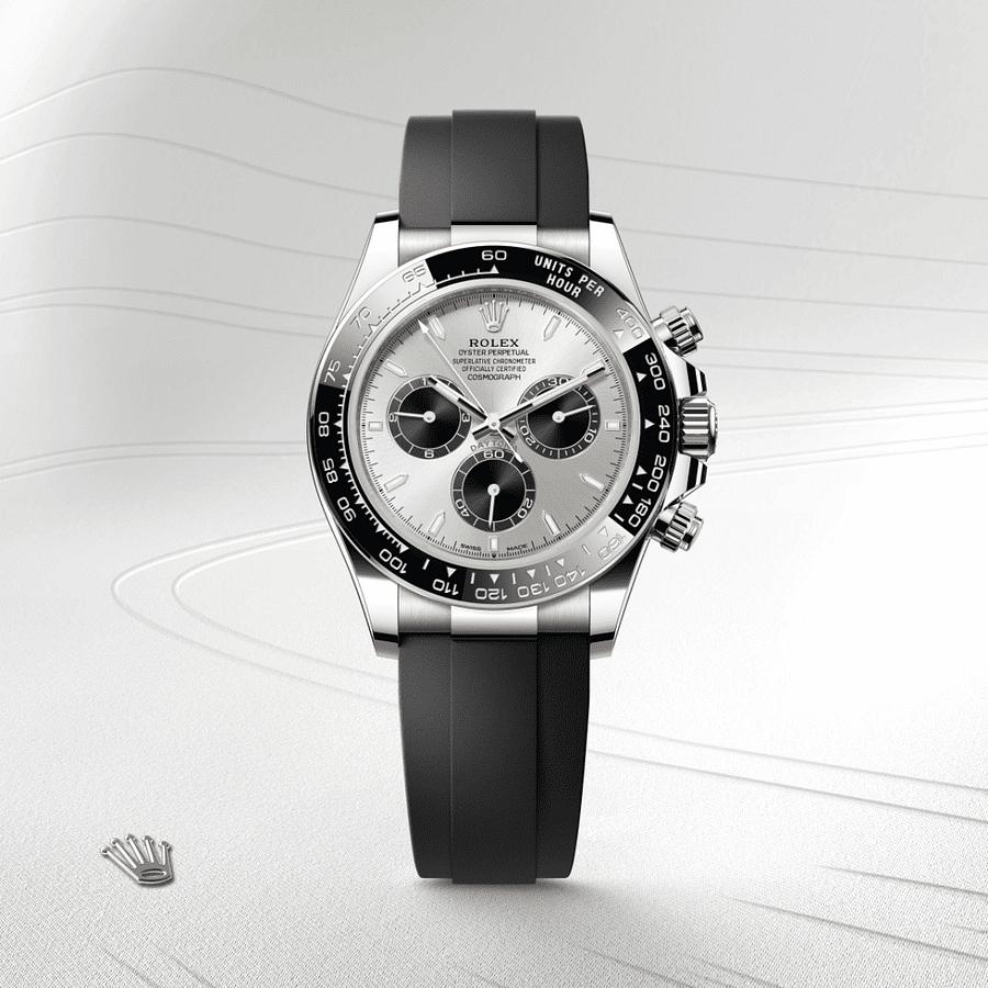 Cosmograph Daytona，Oyster, 40 mm, white gold, M126519LN-0006